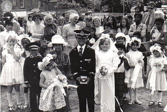 The wedding of Prince Charles to Lady Diana Spencer as re-created by Clifton Primary School. Prince Charles is Raymond Douglas and Lady Diana is Donna Titley.