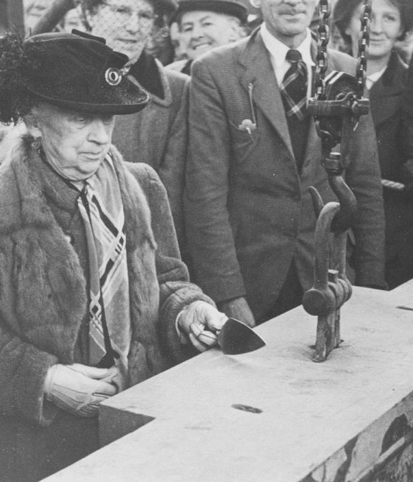 The foundation stone for the rebuilt Methodist Church was laid in 1949 by Mrs Minnie Moon, one of the original church members, who was aged 91. The original church was largely destroyed by enemy action in the Second World War and the ruins subsequently demolished.